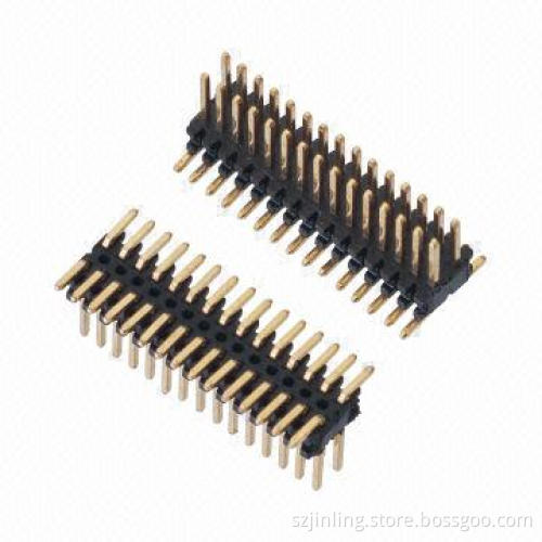 0.8 x 1.2mm Pin Headers, Dual Row SMT Type Phosphor Bronze Terminal